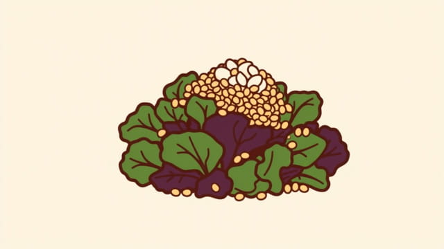 Kale Radicchio Salad With Farro