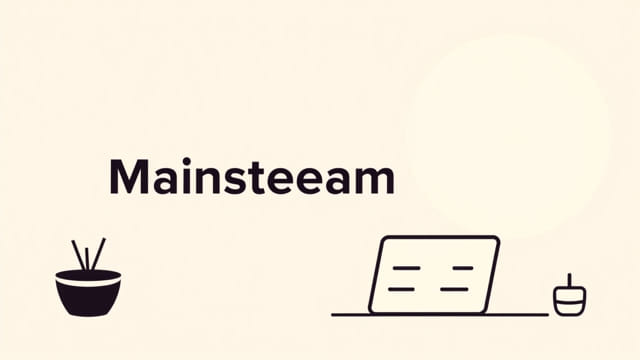 Mainstream Artinya Bahasa Gaul