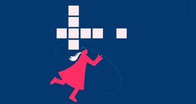 Playful Romp Crossword Clue