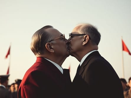 The Kiss Between Brezhnev And Honecker