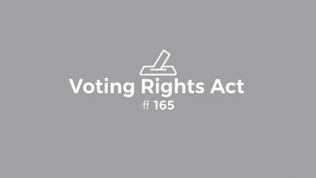 What Was The Voting Rights Act Of 1965