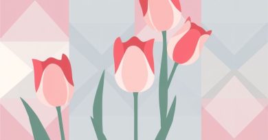 Windblown Tulips Quilt Pattern